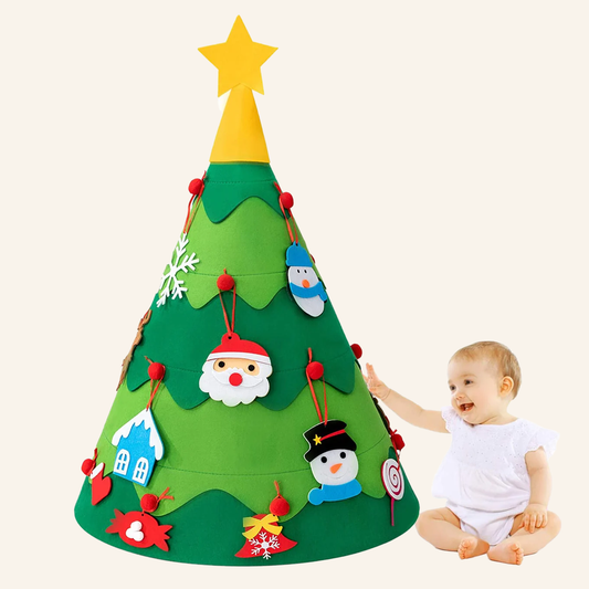 Montessori 3D Felt Christmas Tree