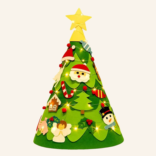 Montessori 3D Felt Christmas Tree