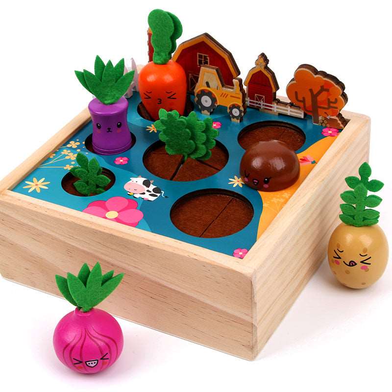 Montessori Wooden Farm Toy