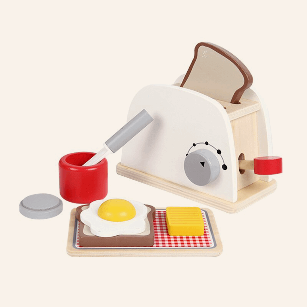 Montessori Wooden Toaster Toy