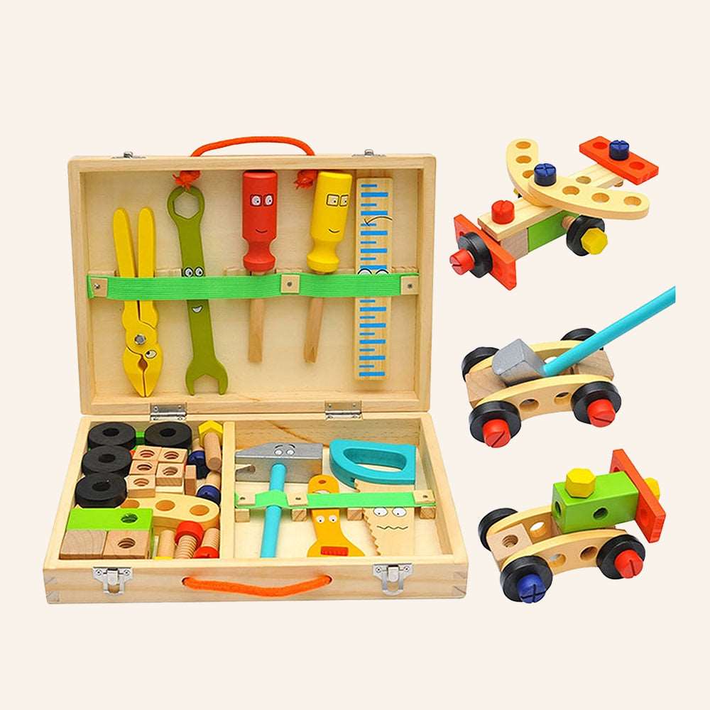 Montessori Wooden Assembling ToolKit