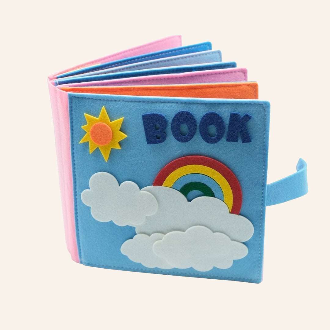 Montessori 3D Felt Cloth Book Rainbow II - Tink&Toys