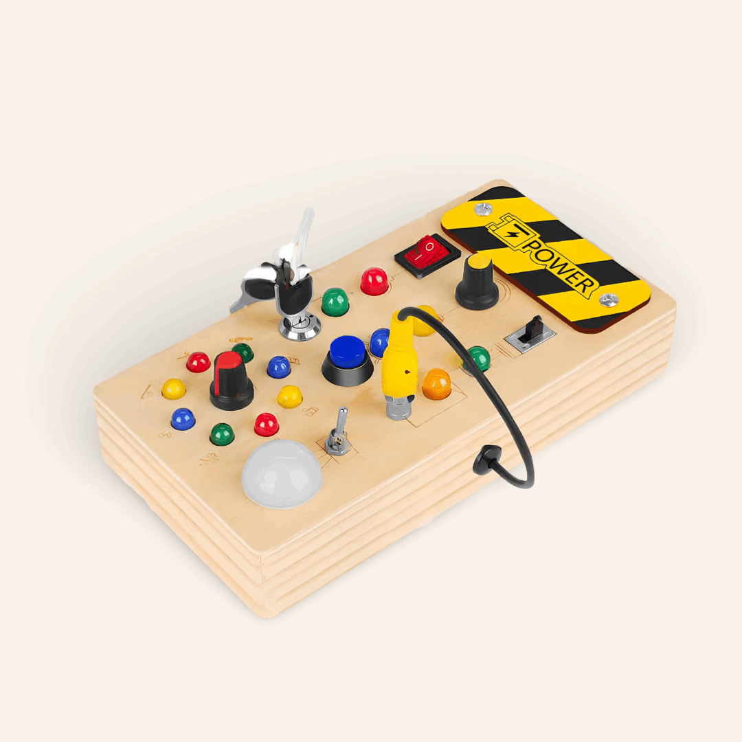 Montessori Wooden Switch Board